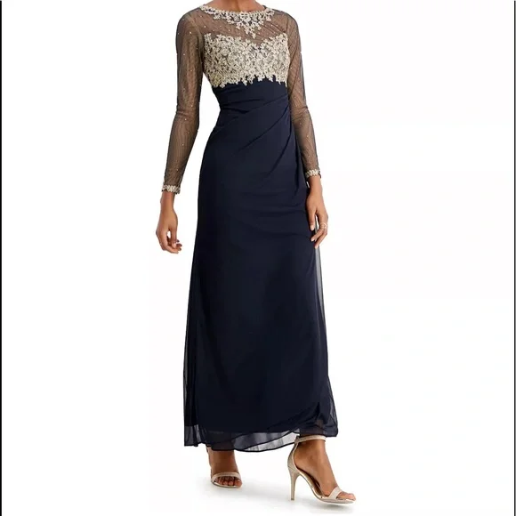 green emerald velvet dress Amazon.com: Xscape Women's Long Beaded Sequin Illusion Neckline Jersey Dress  (Reg and Petite), Navy, 4 : Clothing, Shoes & Jewelry